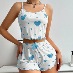 TOP AND SHORT NIGHTWEAR