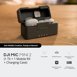 Dji Mic Mini 2 (2 Tx+1 Rx+charging Case) 48h Runtime Noise Cancelling