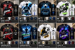 T shirt digital sports selling design