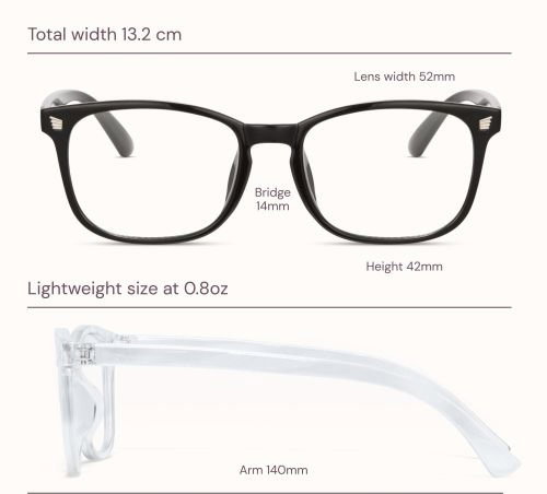 2 IN 1 Anti Blue Light Glasses UV400 Protection Computer Gaming Glasses Anti Glare Eyestrain for Men Women (Copy)_2