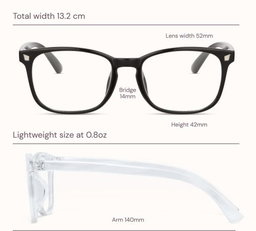 2 IN 1 Anti Blue Light Glasses UV400 Protection Computer Gaming Glasses Anti Glare Eyestrain for Men Women (Copy)
