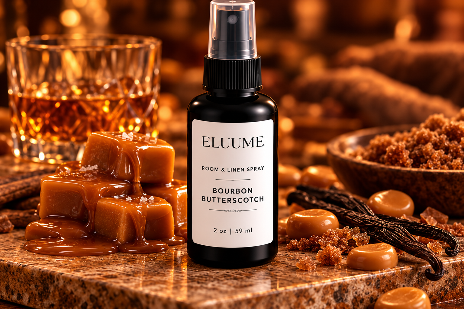 Bourbon Butterscotch Room & Linen Spray 2oz 