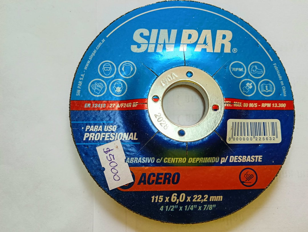 DISCO DE DEBASTE 115 MM