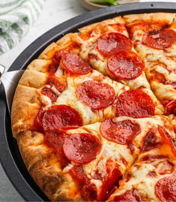 Pepperoni pizza family