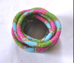 Assorted Glass Bead Bracelets Pack of 110 