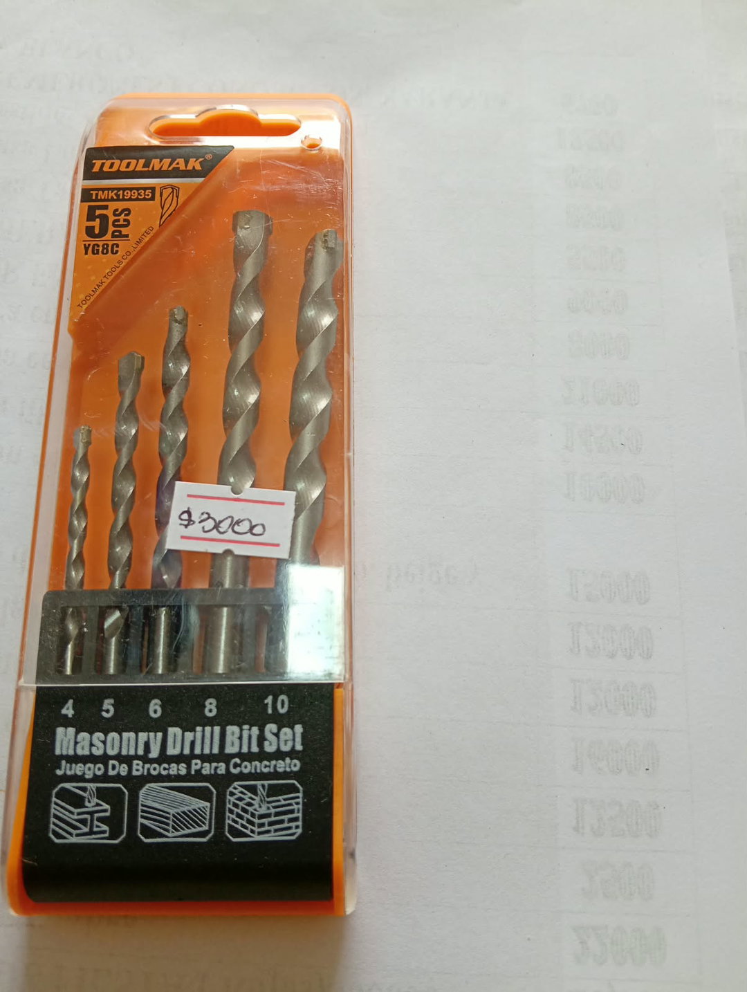 MECHAS DE WIDEAS EN JUEGO 4-5-6-8-10 CORTAS  PARA HORMIGON