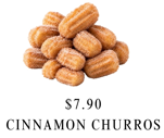 CINNAMON CHURROS (7PCS)
