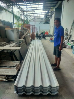Atap UPVC 830 10mm double layer upvc