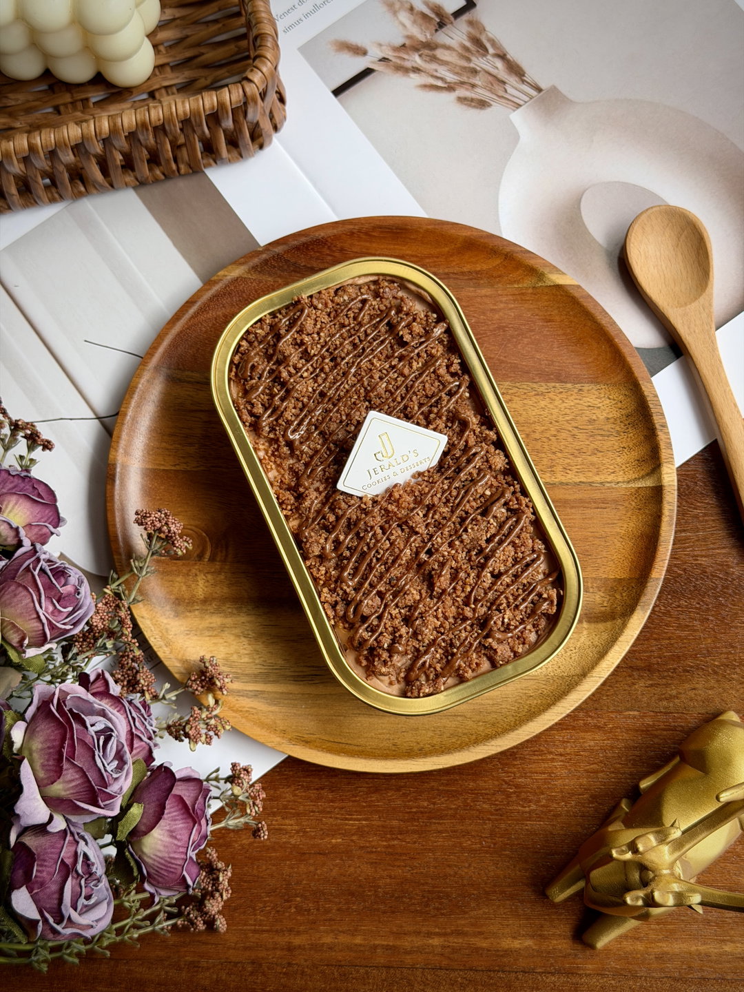 Chocolate Hazelnut Cake Box