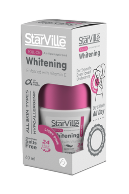 Starville whitening Roll on Light Pink with Coconut