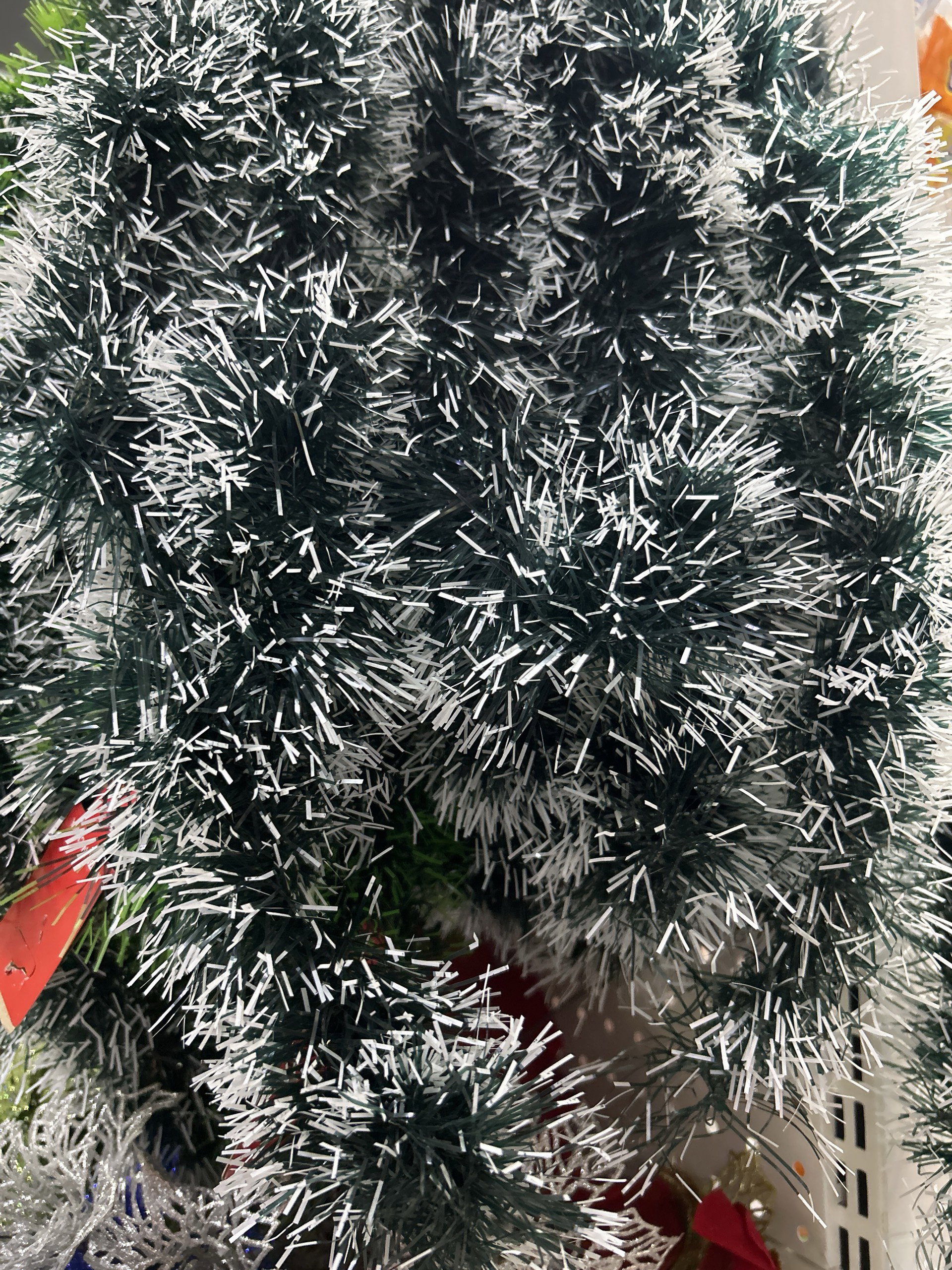 Christmas garlan white green 2m