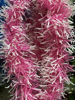 Christmas garlan white pink 2m