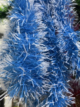 Christmas garlan white blue 2m