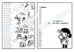 Verb worksheet