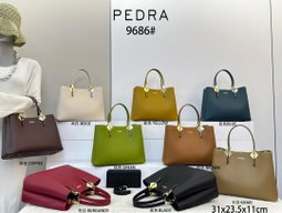 Women's Structured Top-Handle Tote / Shoulder Handbag