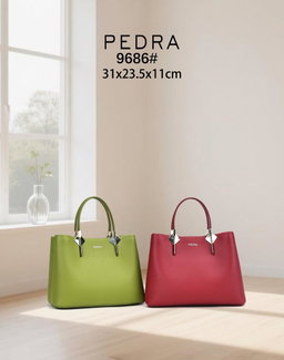 Women's Structured Top-Handle Tote / Shoulder Handbag