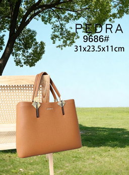 Women's Structured Top-Handle Tote / Shoulder Handbag