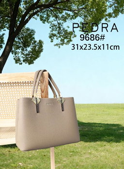 Women's Structured Top-Handle Tote / Shoulder Handbag