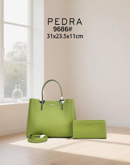 Women's Structured Top-Handle Tote / Shoulder Handbag