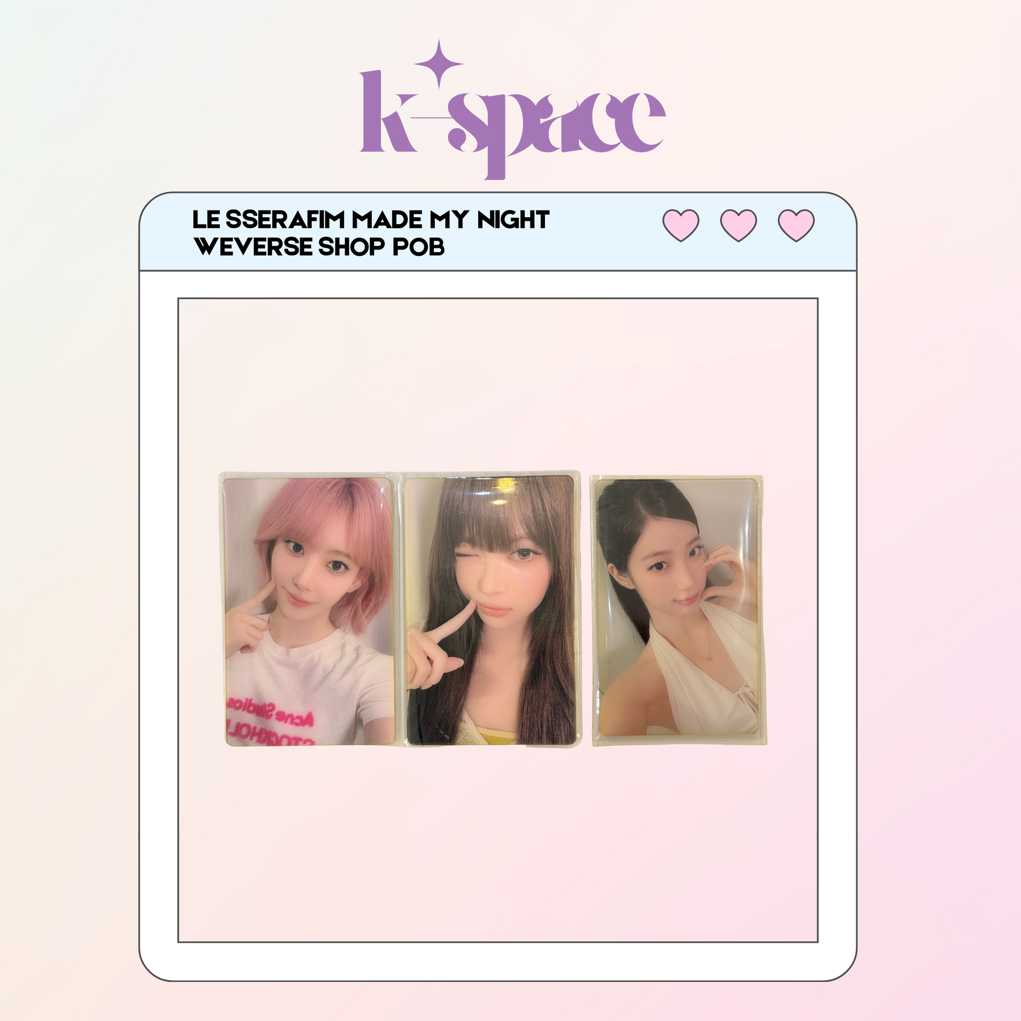 LE SSERAFIM MADE MY NIGHT WEVERSE SHOP POB - Photo Mirror_0