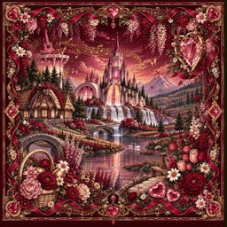 Diamond Castle In - Satin