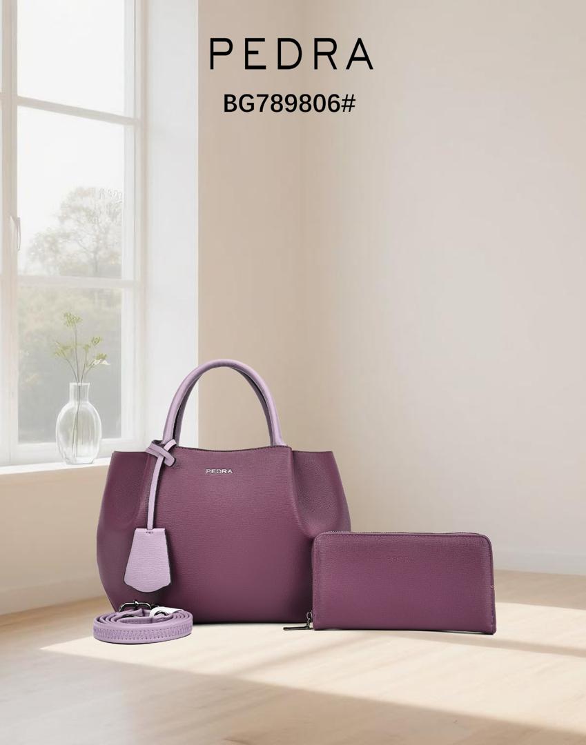 Medium structured tote / top-handle handbag soft, curved silhouette with cinched/pleated side folds_5