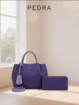 Medium structured tote / top-handle handbag soft, curved silhouette with cinched/pleated side folds