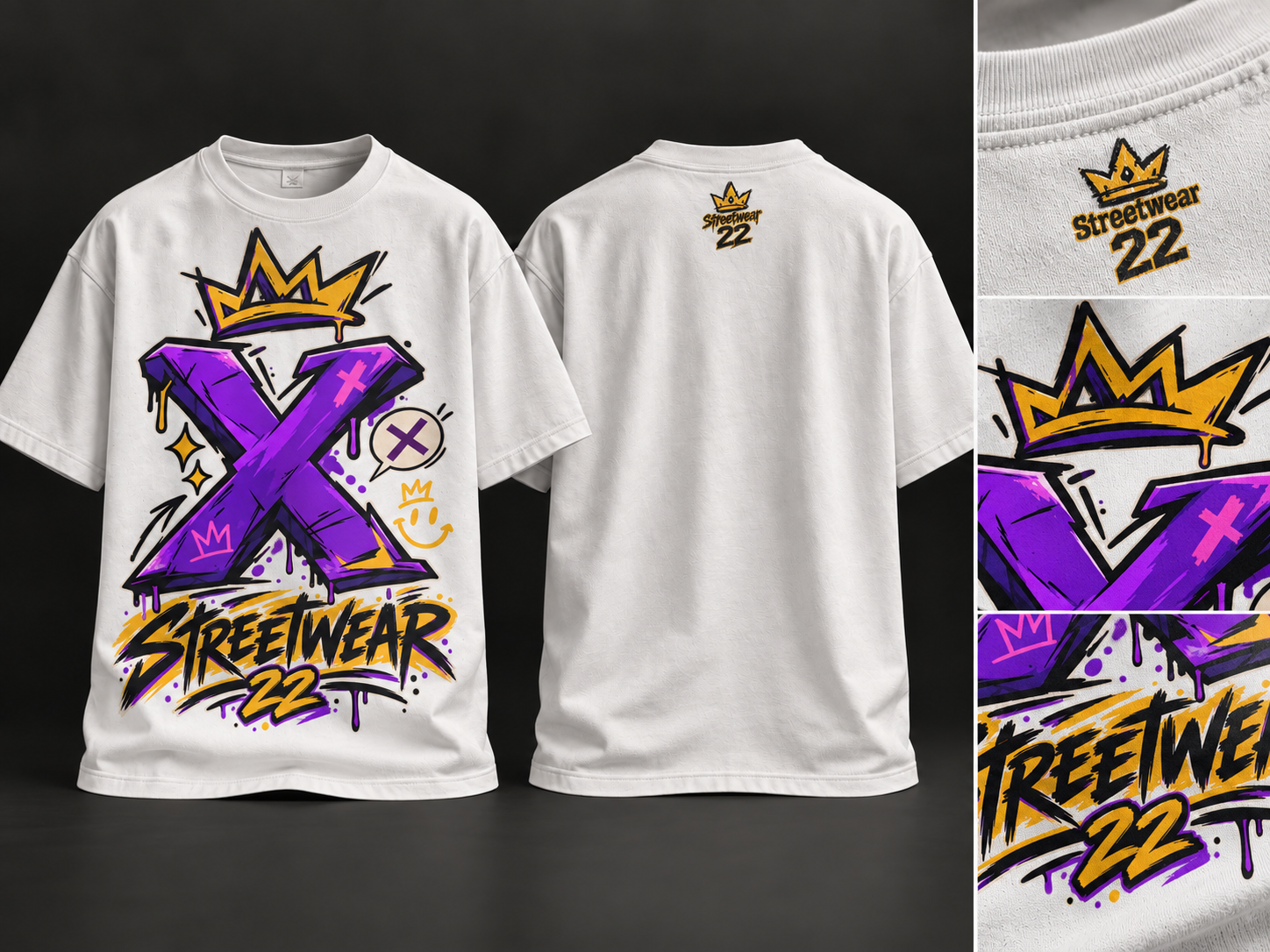 Streetwear X Crown T-Shirt