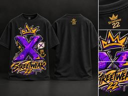 Streetwear X Crown T-Shirt