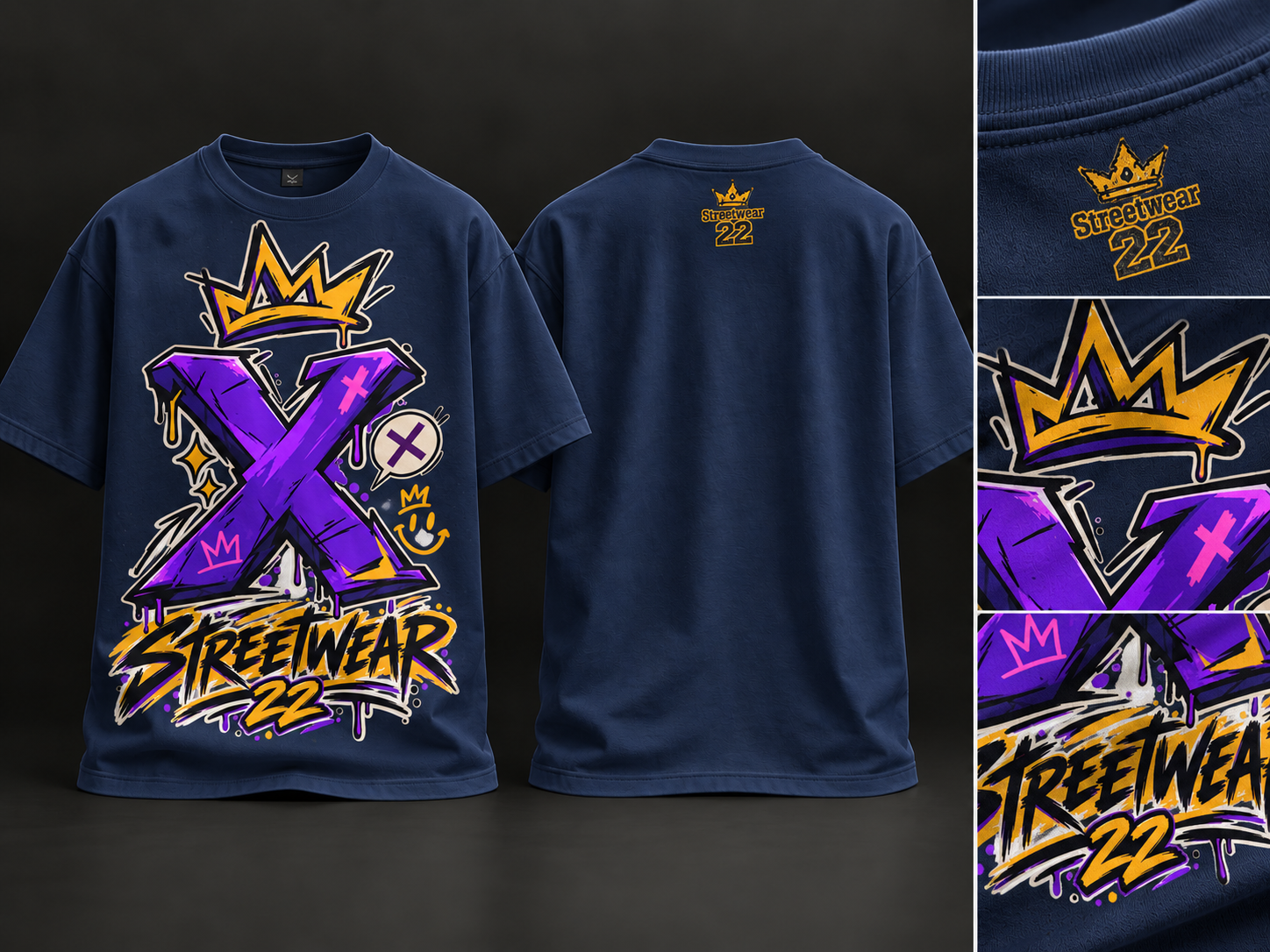 Streetwear X Crown T-Shirt_3