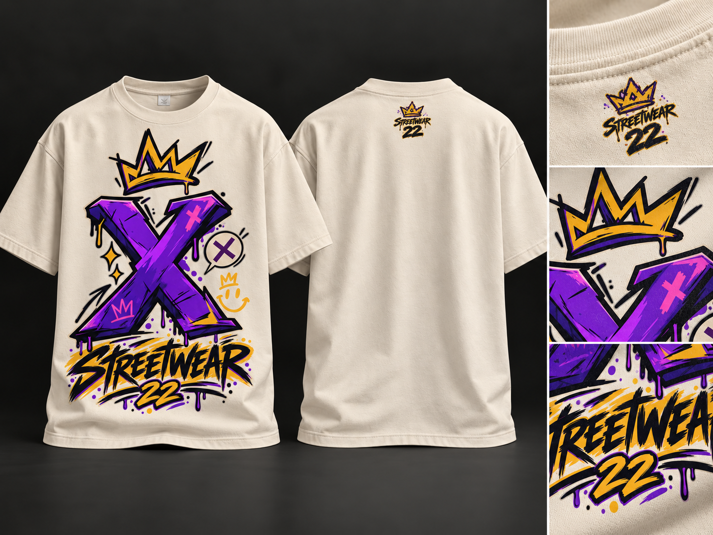Streetwear X Crown T-Shirt_6