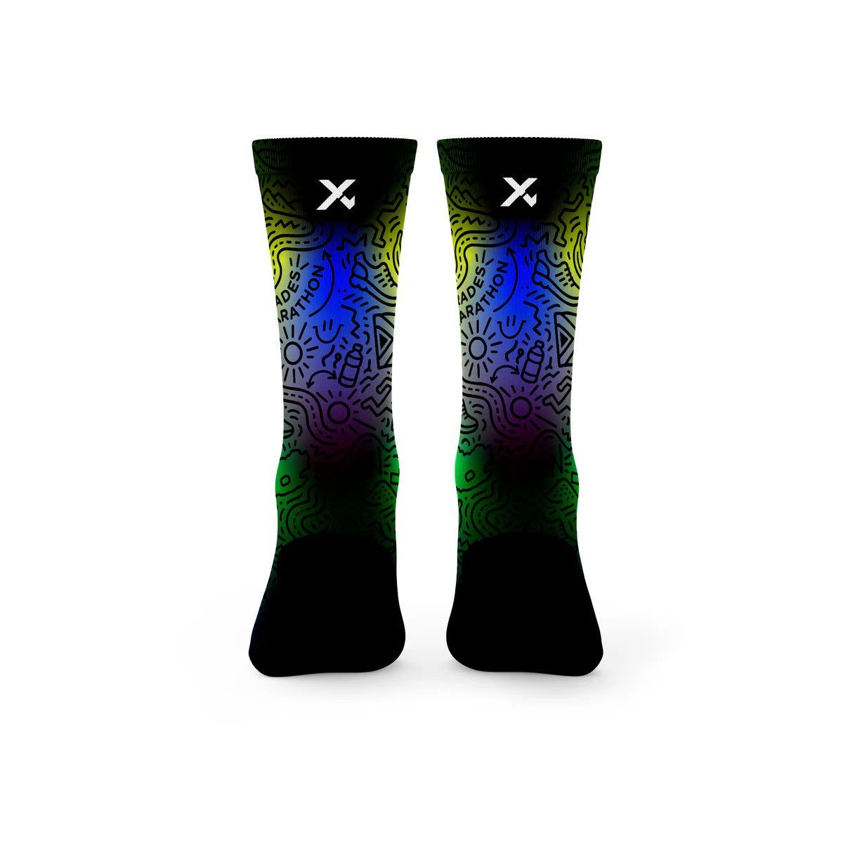 Comrades Marathon Sunrise Crew Socks_1