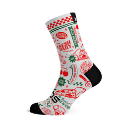 Pizza My Heart Crew Socks
