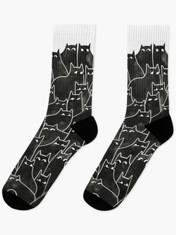 Suspicious Cats Socks