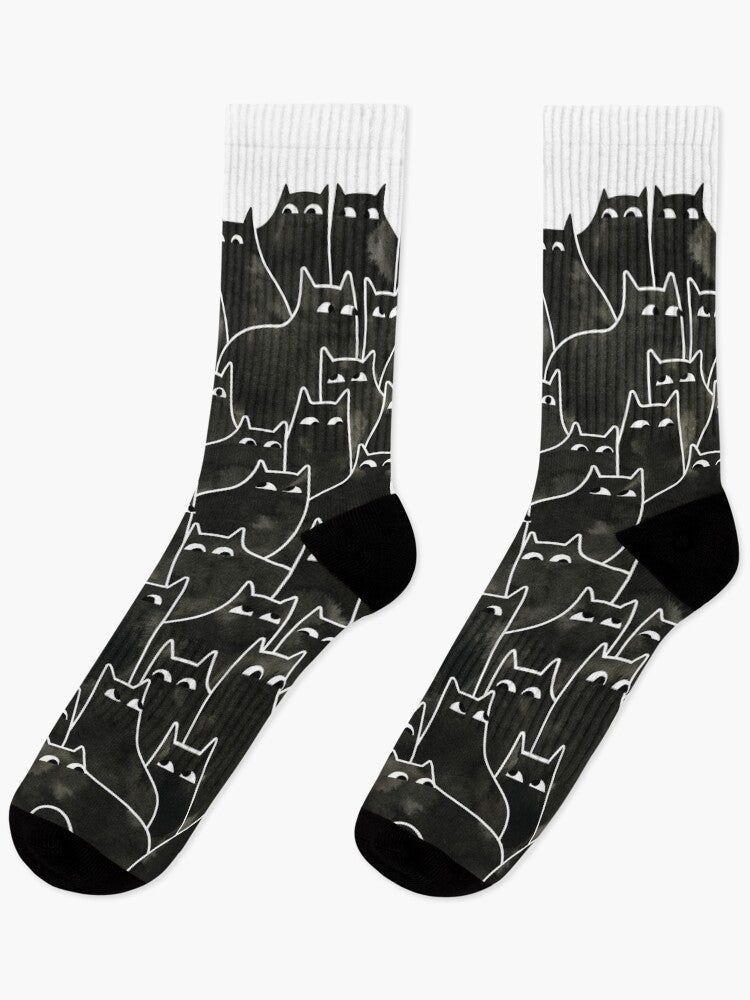 Suspicious Cats Socks
