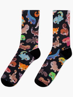 Gecko - dark Socks