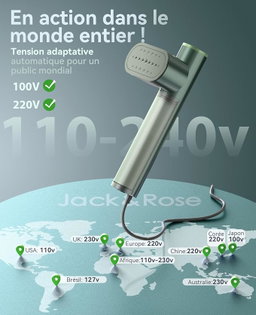 Repasser Vertical, Grand réservoir d'eau de 150 ml, 2 en 1 Steamer Chauffage rapide