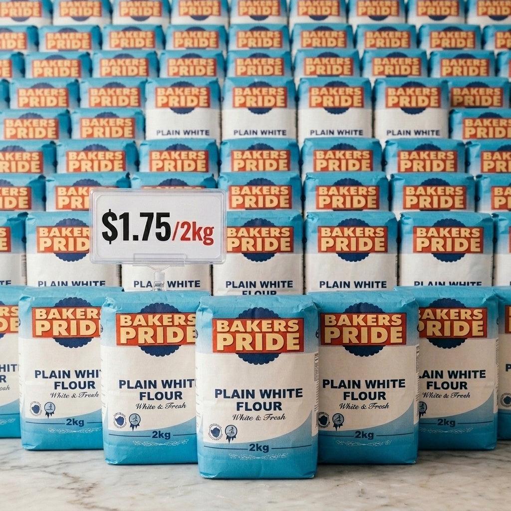2KG BAKERS PLAIN FLOUR