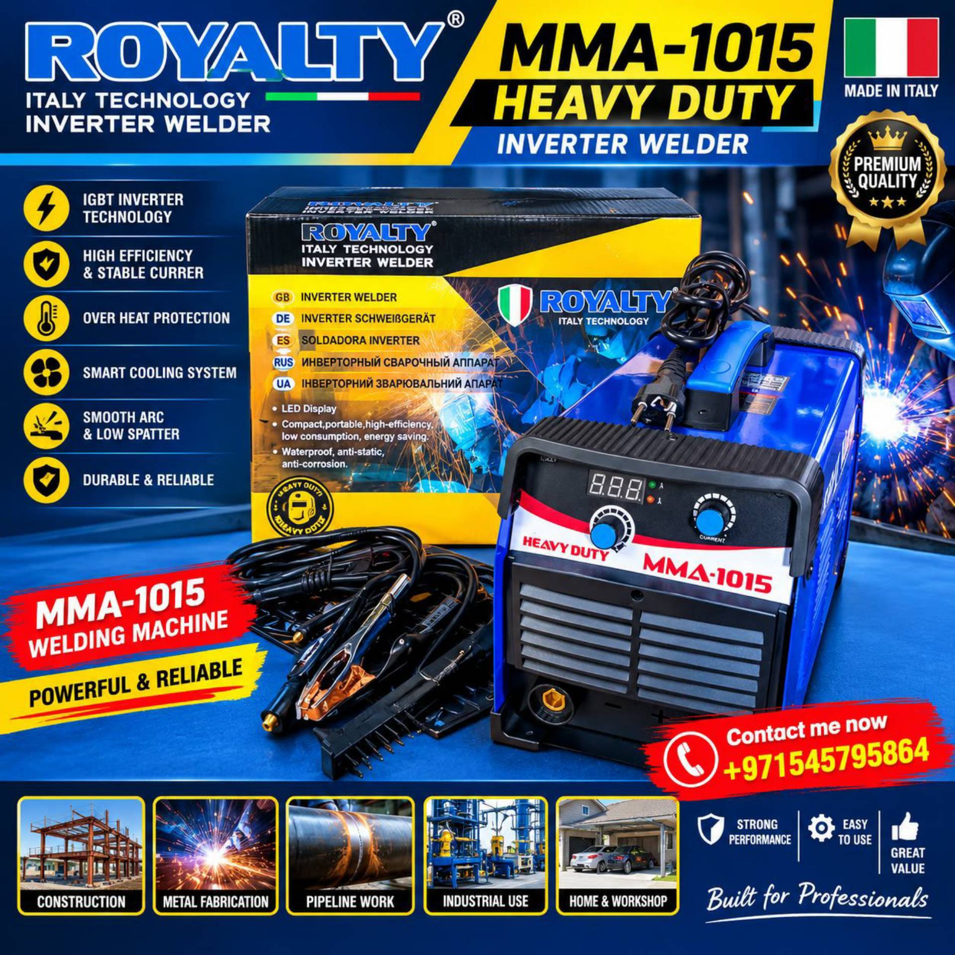 Royalty welding Machine 1015Amp