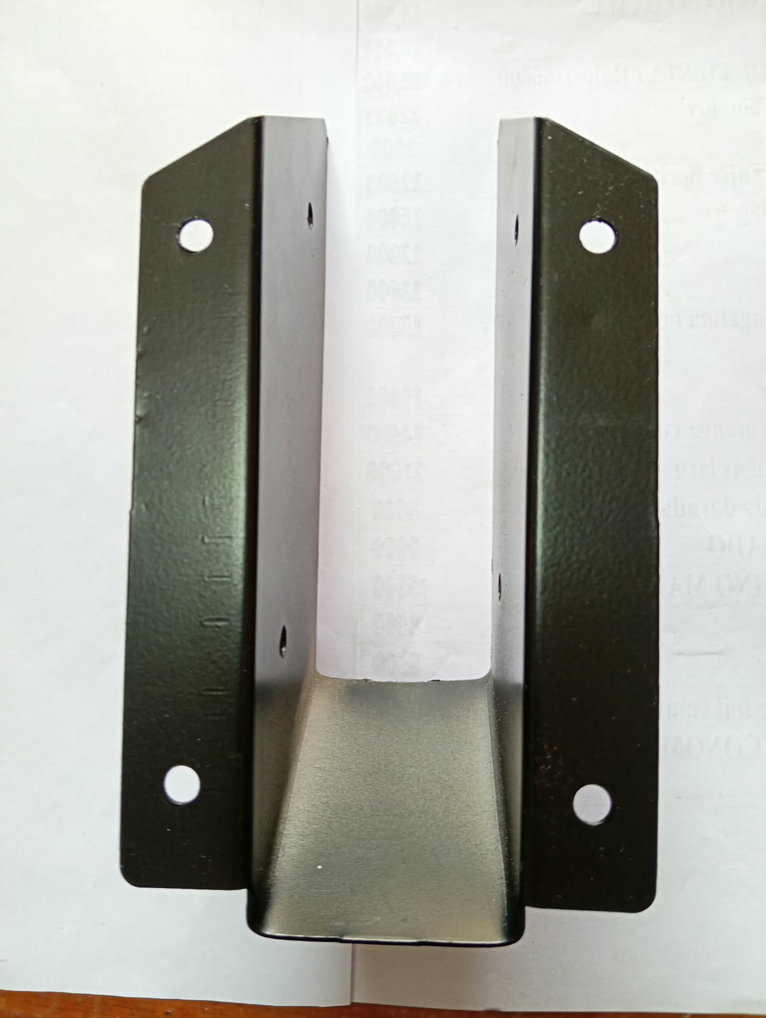 CAJA FIJ.ALET.EXT. ANG,30° HACIA ARRIBA 2x6  INVERTIDO