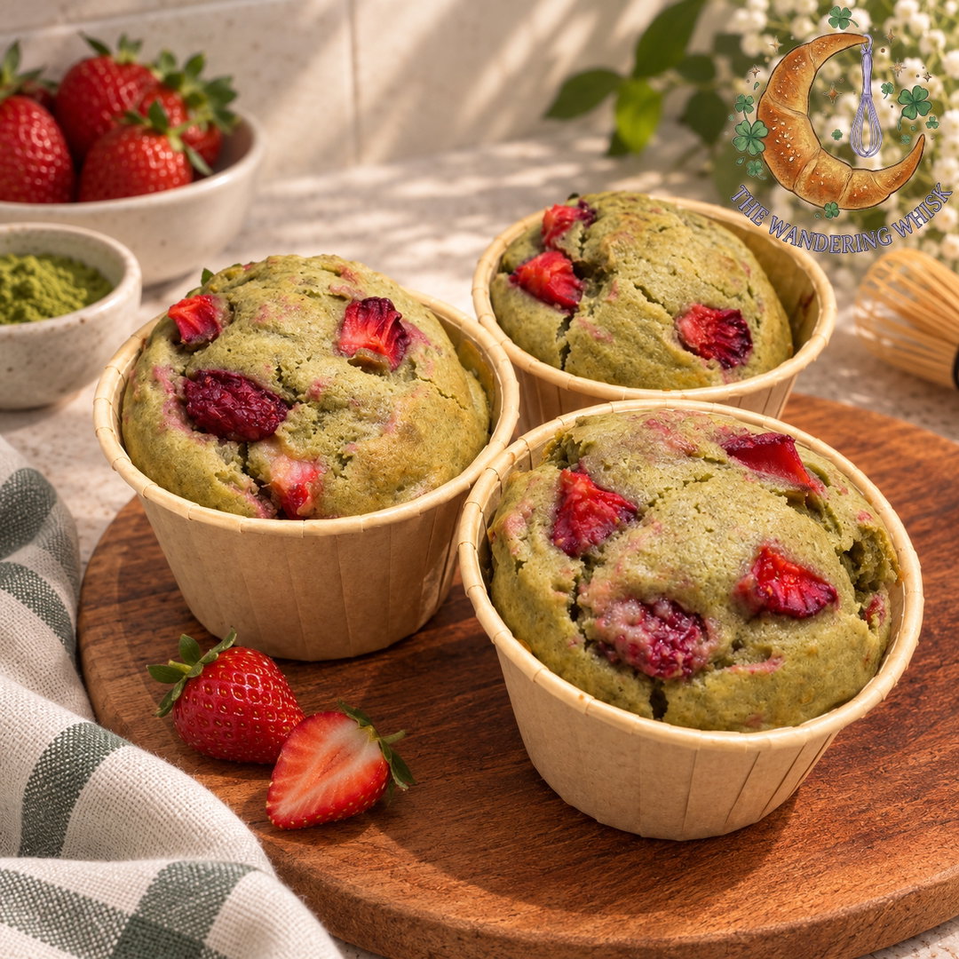 Strawberry Matcha Muffin