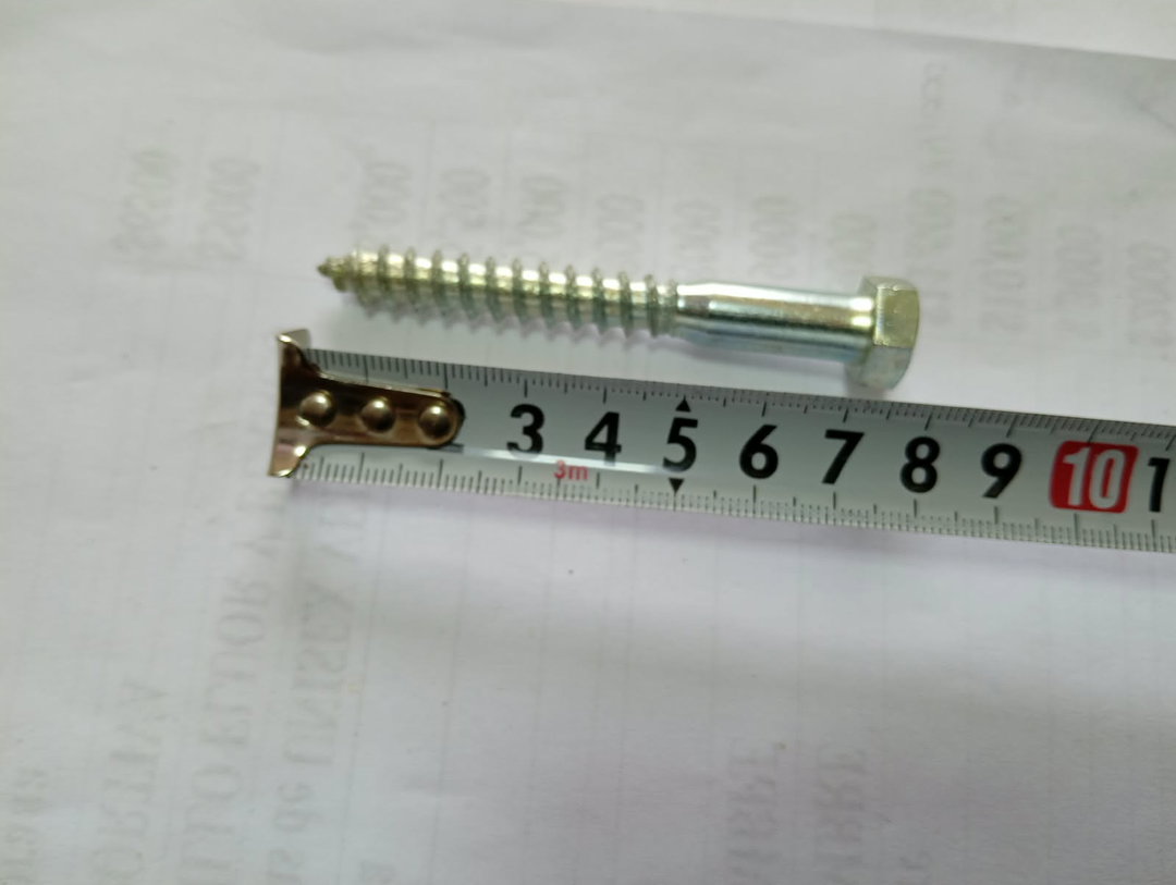 TORNILLO TIRAFONDO CABEZA HEXAGONAL