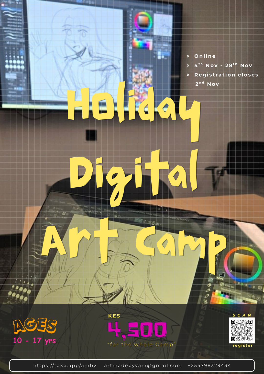 November Digital Art Camp - Ages (10-17) 