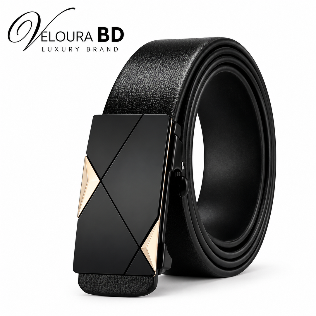 ​Famous Brand Luxury Genuine Leather Belt for Men with Automatic Metal Buckle
