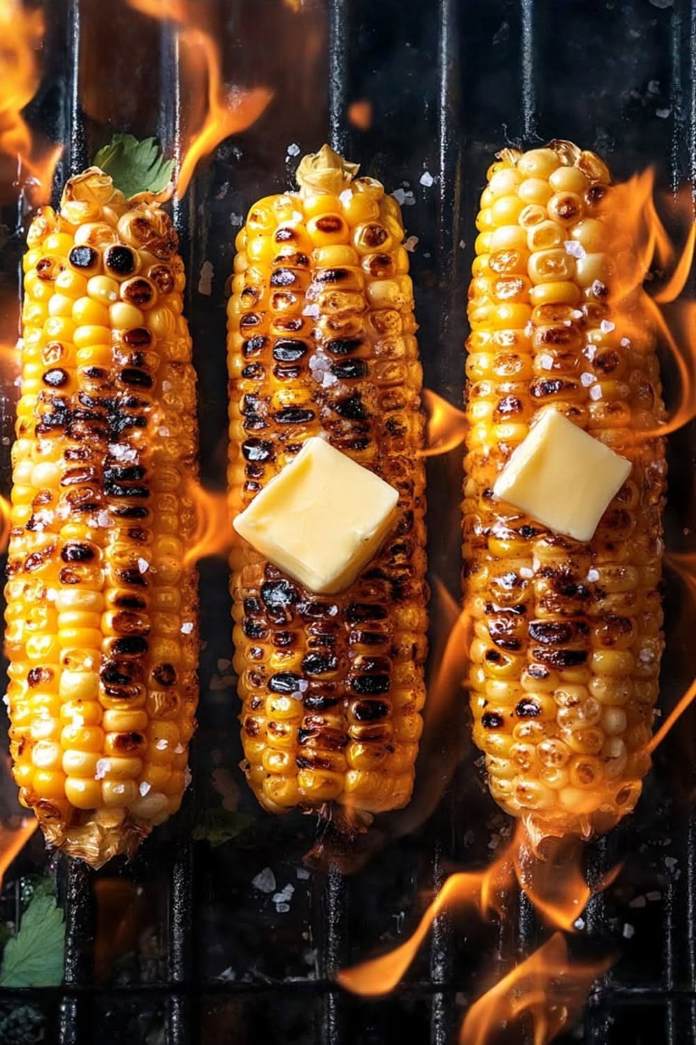 Mazorca Asada en mantequilla de ajo ahumado