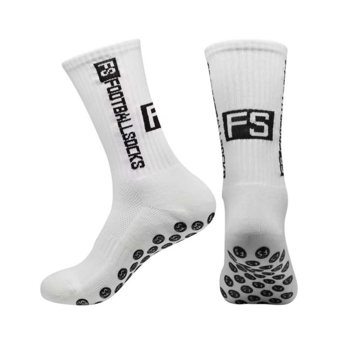 Chaussettes sportives antidérapantes pour footballeur athlètes