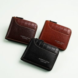 Premium Short Style Leather Men's Wallet - Zipper Coin Pocket, RFID & Multi-Card Holder