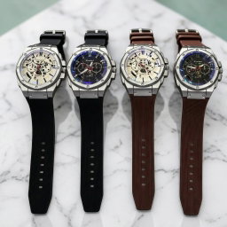 Kanima Men's Quartz Skeleton Luxury Watch.