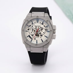 Kanima Men's Quartz Skeleton Luxury Watch.