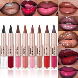 2en1 crayon+gloss lèvres ombrées